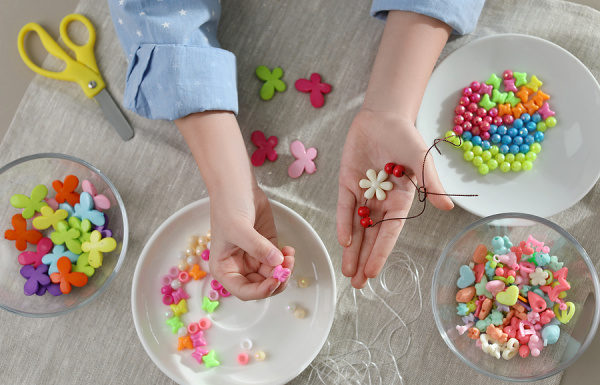 17 Fun & Creative Beading Crafts for Kids Of All Ages