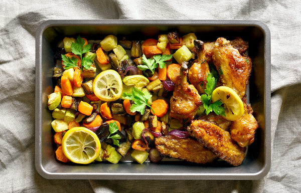Simply Delicious: 44 Sheet Pan Dinners that Save Time and Money